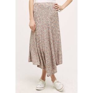 Anthropologie Vanessa Virginia Womens Small Midi Skirt Elastic Waist Parque Knit
